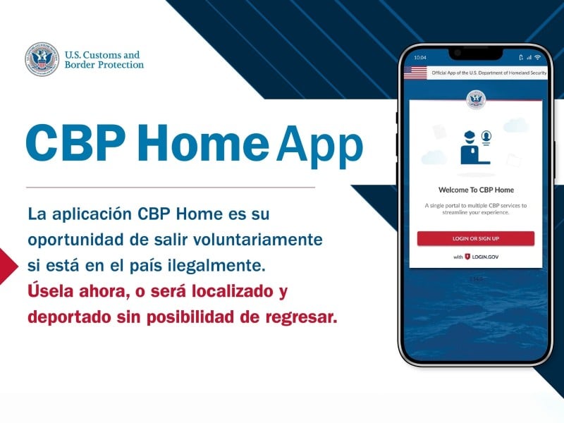 Imagen de la app CBP Home