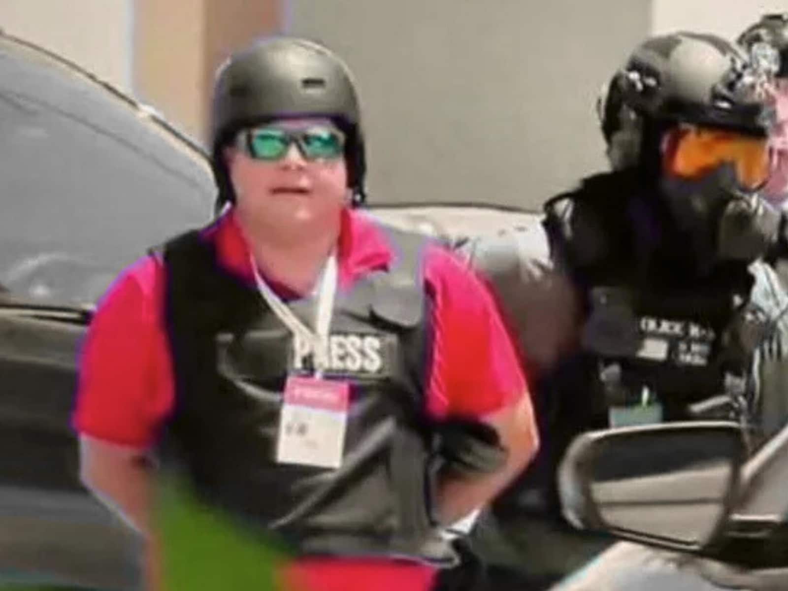 Captura del momento en que Mario Guevara es arrestado en Atlanta, Georgia, el 14 de junio de 2025.