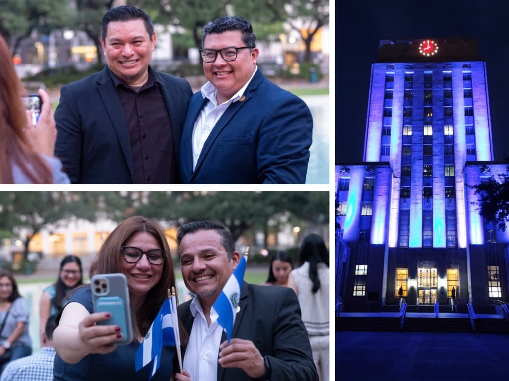 Ilustración sobre la independencia de El Salvador