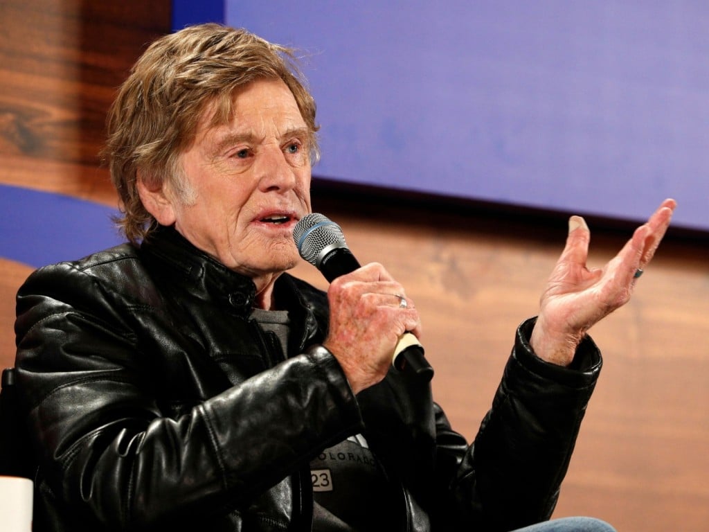 Robert Redford fue uno de los fundadores del Festival de Cine de Sundance, en Park City, Utah (EE. UU.).