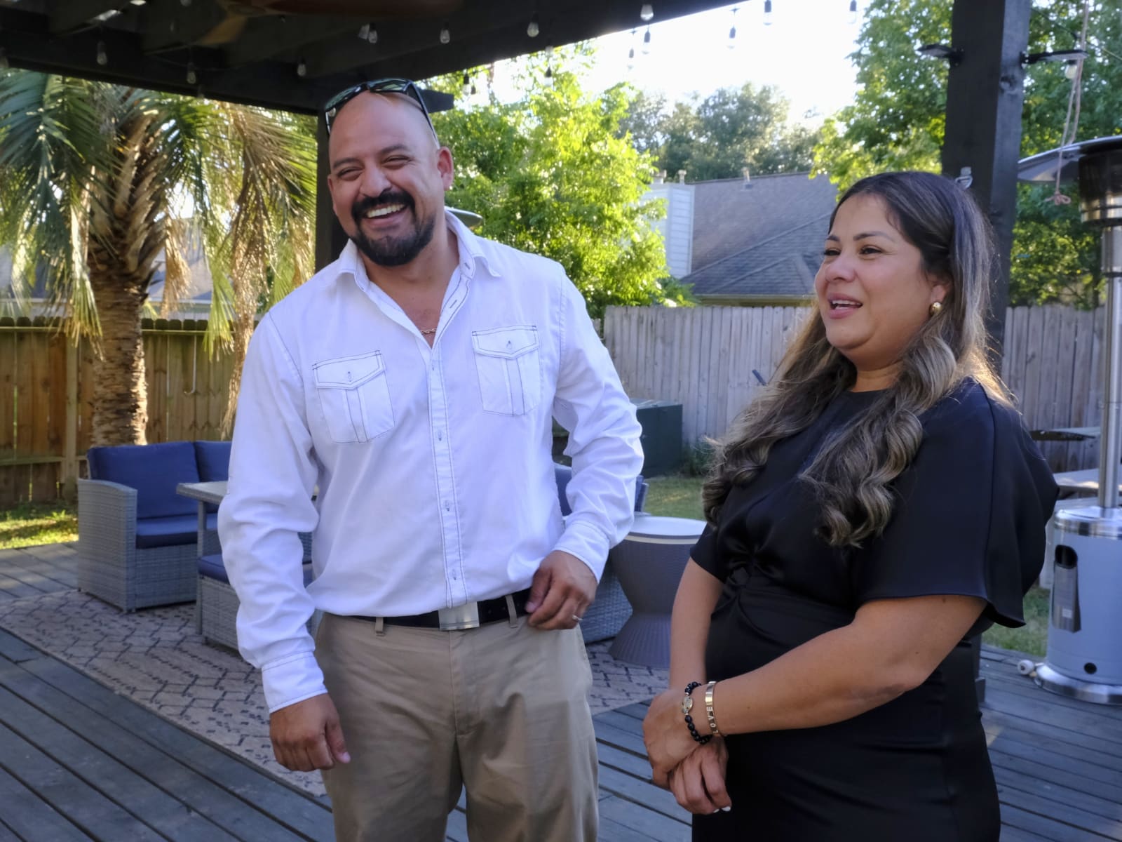 Foto de los esposos Ortega