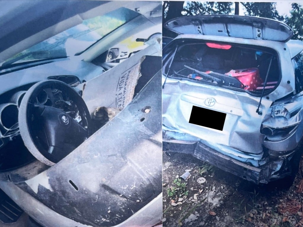 Imagen de un accidente automovilístico