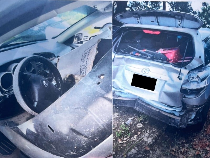 Imagen de un accidente automovilístico