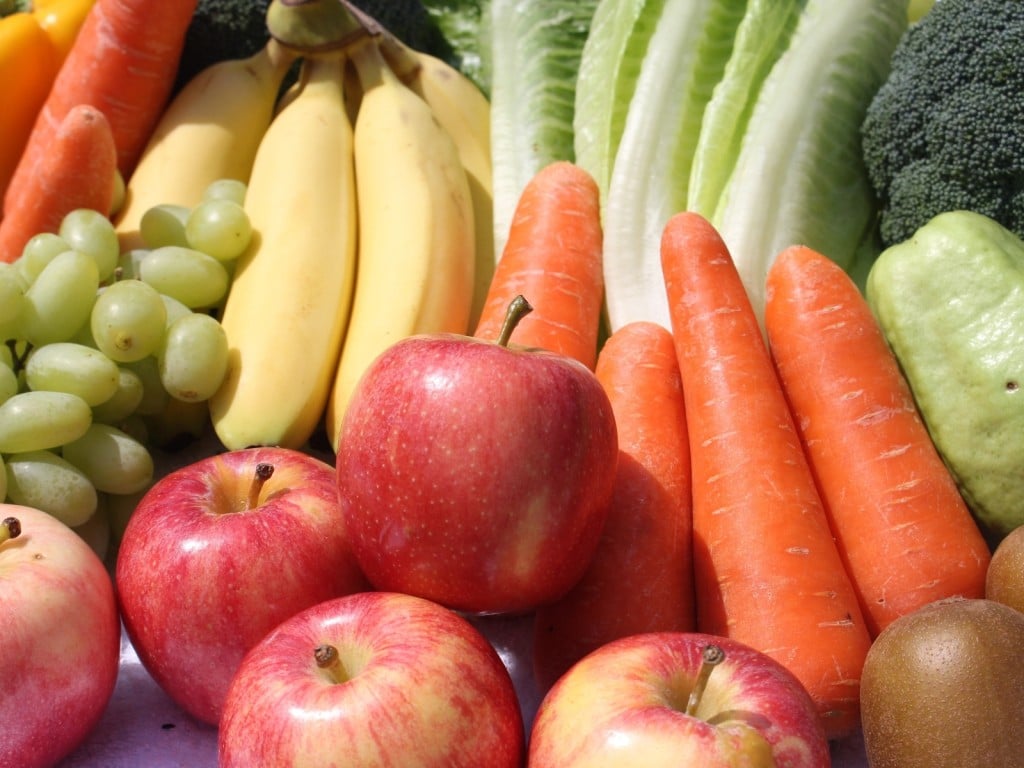 Imagen de frutas y verduras