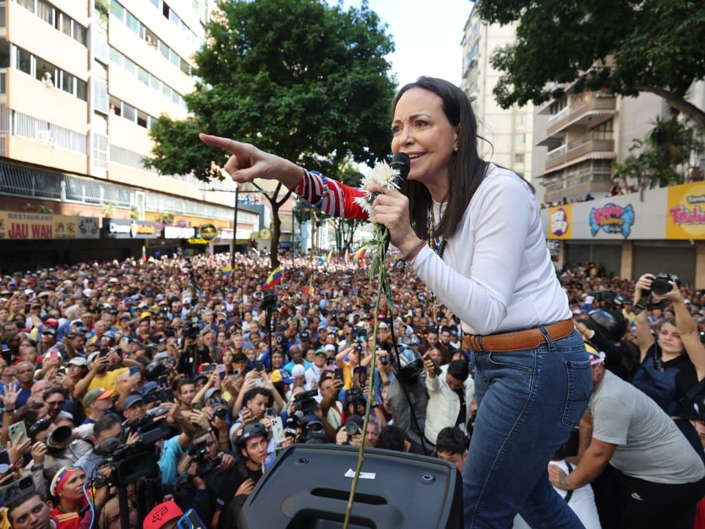 Foto de archivo de la líder opositora venezolana María Corina Machado
