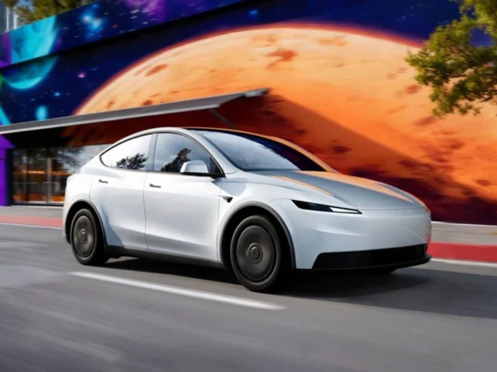 Fotografía cedida por Tesla donde se muestra el Model Y Standard