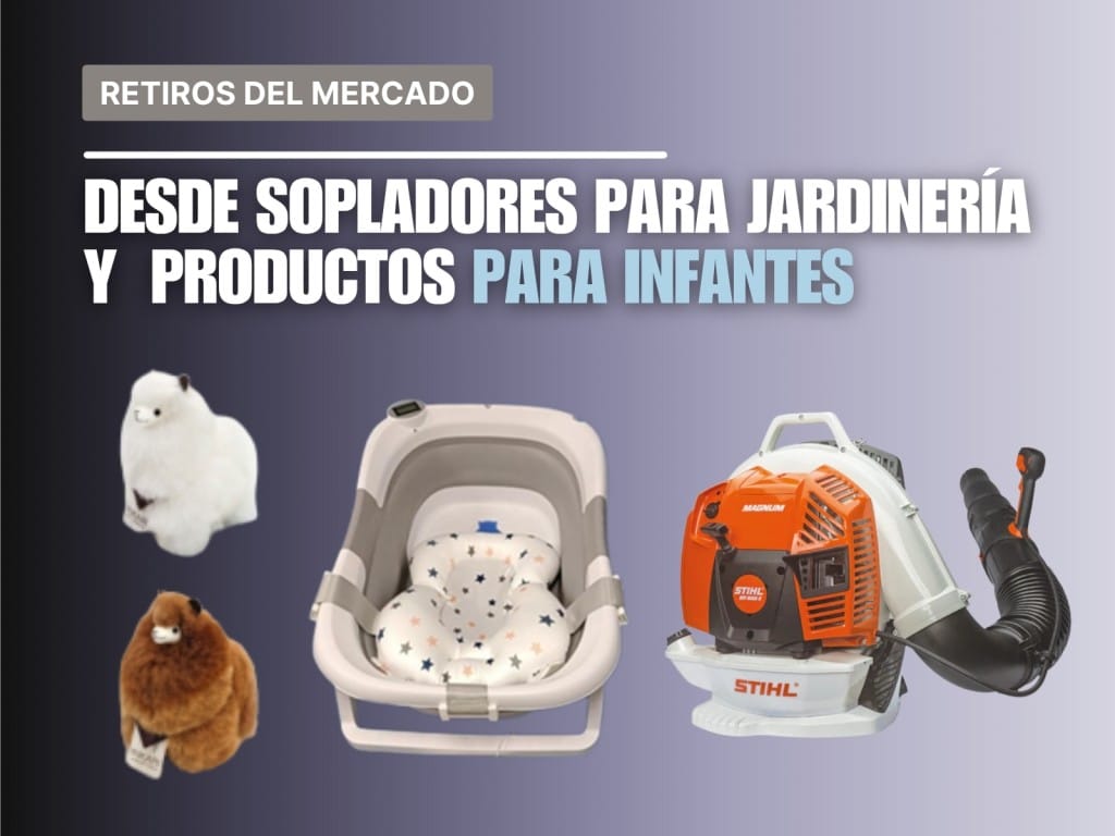 Ilustración de diversos productos que serán retirados del mercado