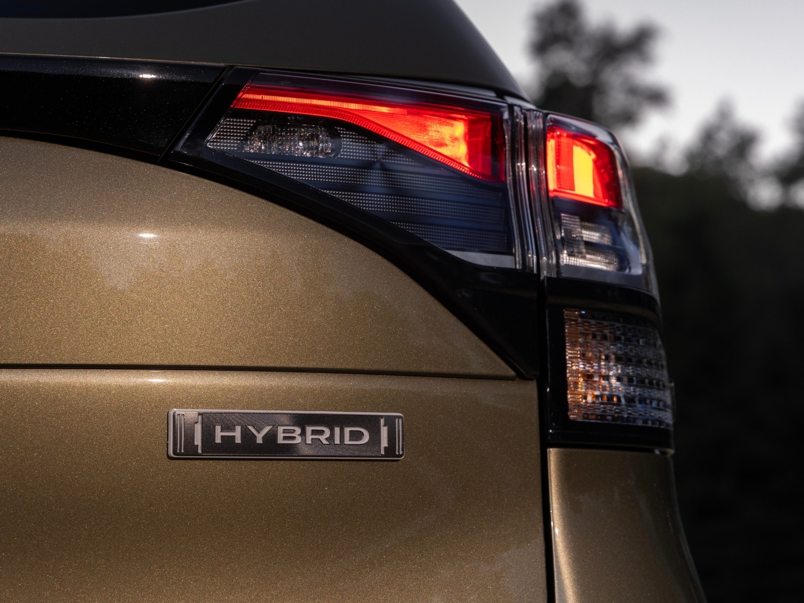 Imagen trasera del Forester Premium Hybrid 2025