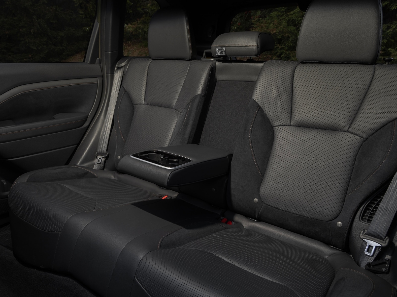 Los asientos traseros del Forester