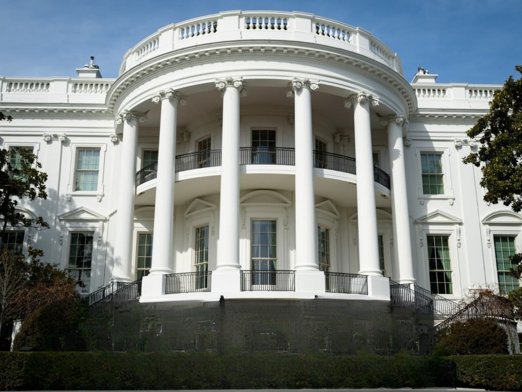 Foto del frontis de la Casa Blanca