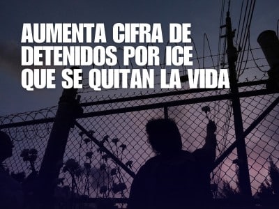 Personas colocan flores en las vallas fuera del Centro de detención en Miami