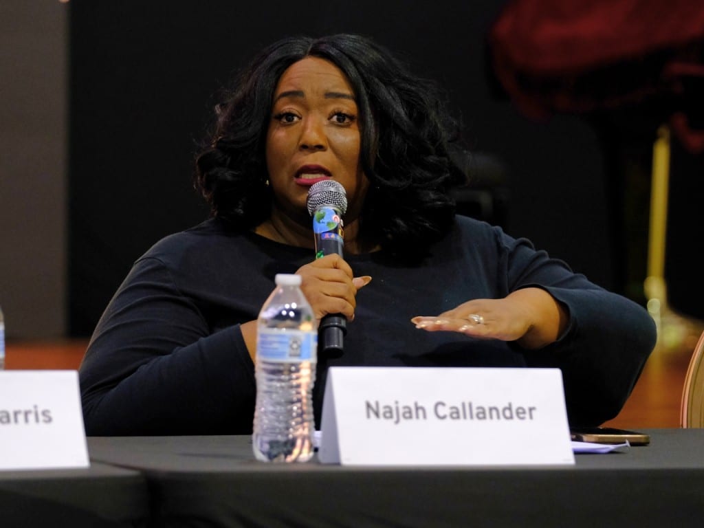 Najah Callander, funcionaria de HISD