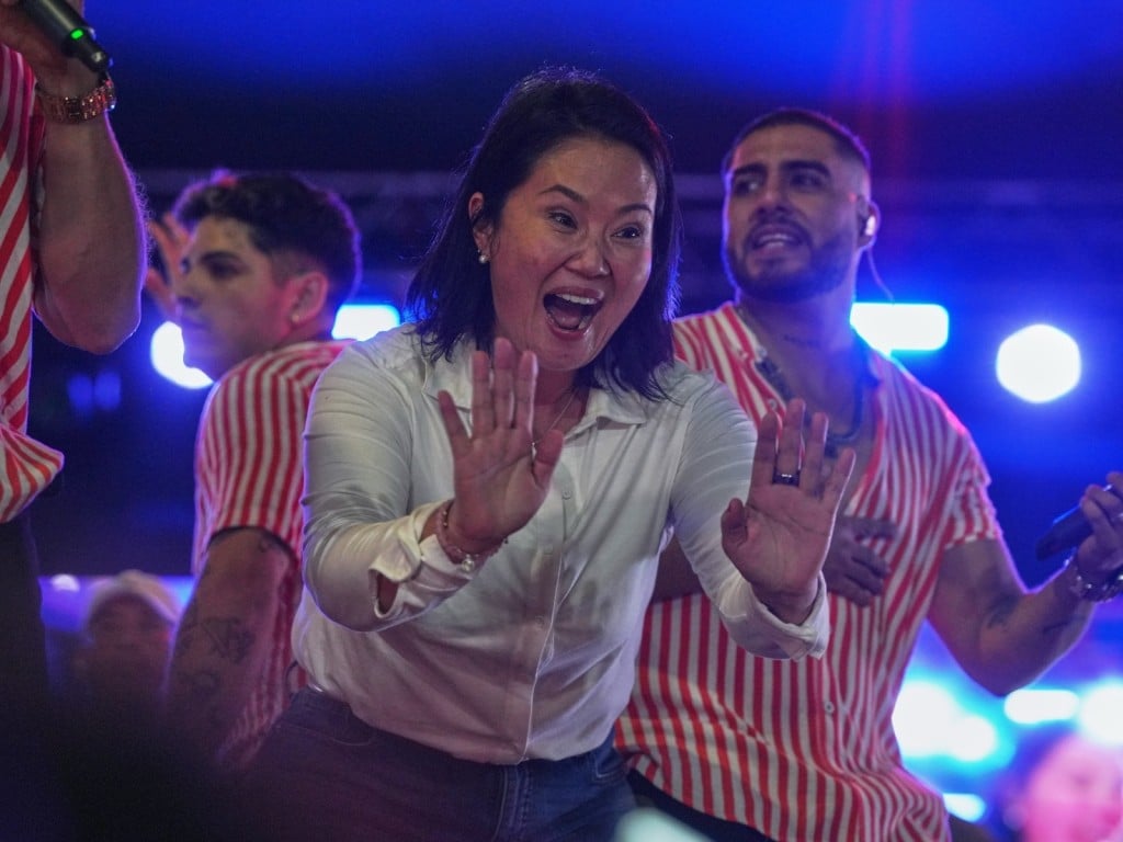 Keiko Fujimori, candidata presidencial del partido Fuerza Popular