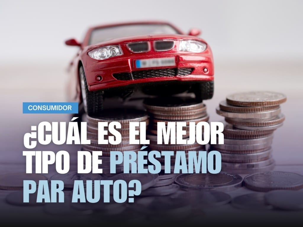 Imagen de un auto sobre un cúmulo de monedas