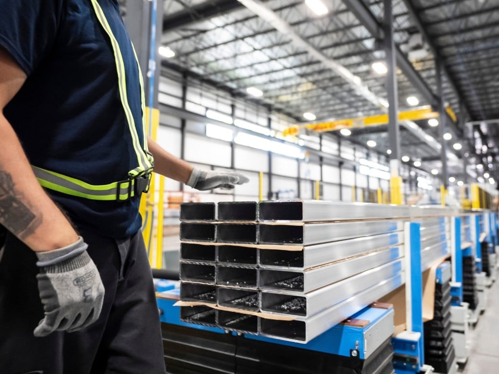 La fábrica de aluminio Magna Aluminum Profile en Salaberry-de-Valleyfield, Quebec